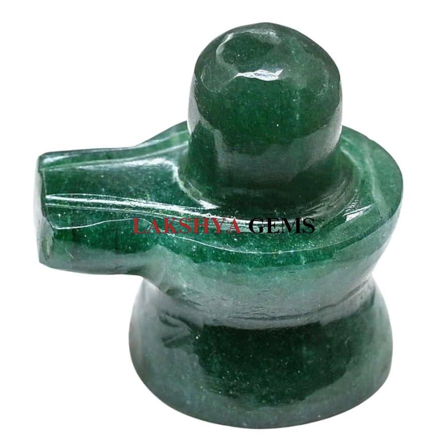 Green jade shivling