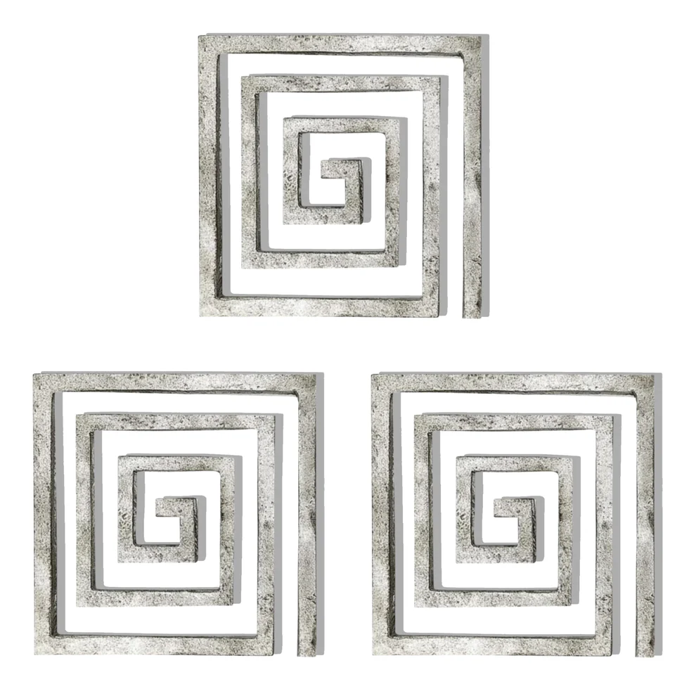 High-purity heavy Lead Helix Vastu remedy for South West corner stability and grounding.