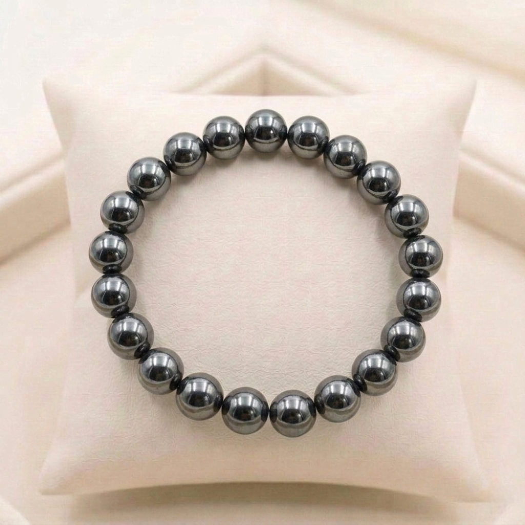 hematite bracelet for crystal healing from lalshya gems mumbai