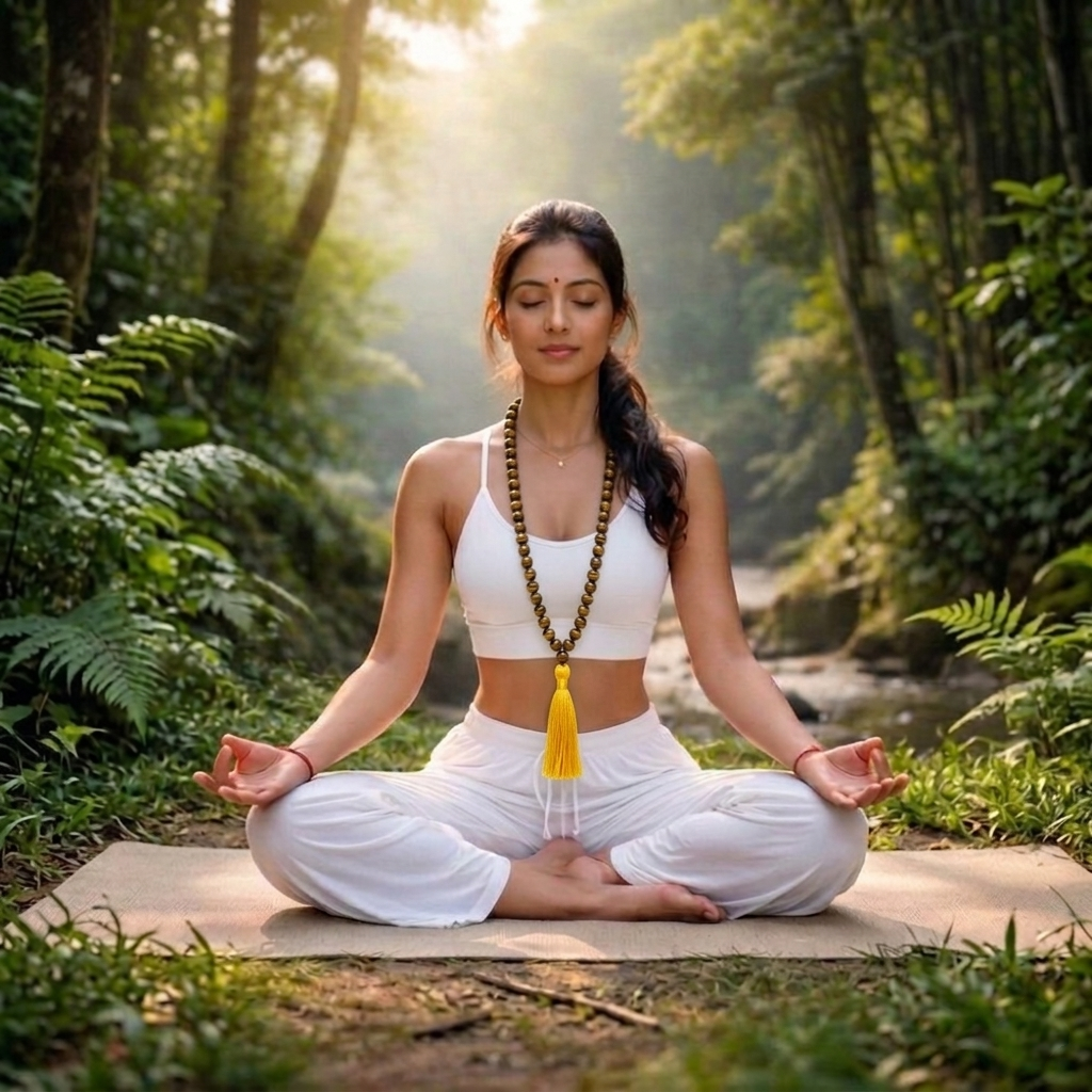 Macro detail of authentic Tiger Eye beads showing the silky golden luster and shimmering band of light from lakshya gems