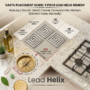 A high-quality pure lead helix for Vastu Shastra, featuring a thick spiral design for South-West corner correction.