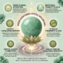 A polished natural Green Aventurine sphere showing rich forest-green color and subtle metallic shimmer.