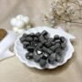 Polished Black Tourmaline tumbles stone for energetic protection and grounding