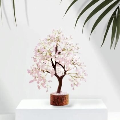 Rose Quartz crystal Tree 300 beads