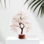 Rose Quartz crystal Tree 300 beads