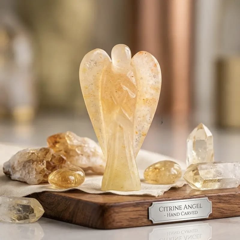 Citrine Crystal Angel