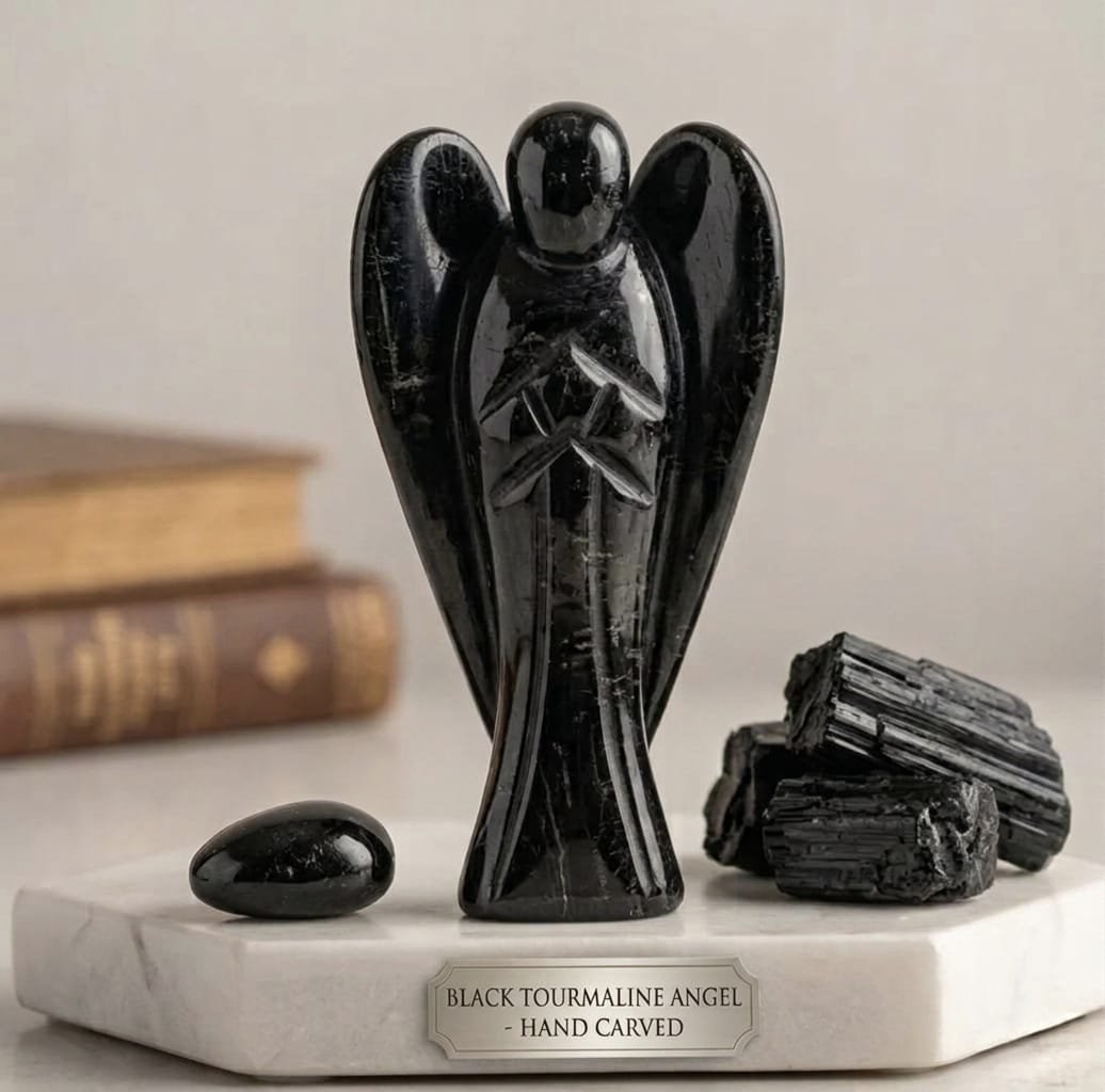 Black Tourmaline Angel