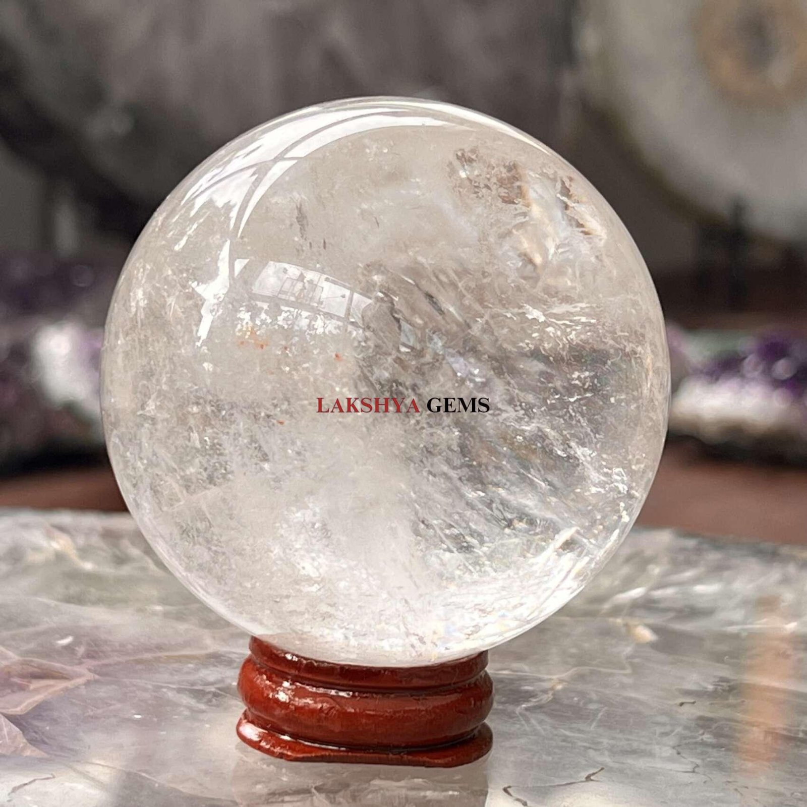 Clear Quartz Crystal Sphere - Master Healer