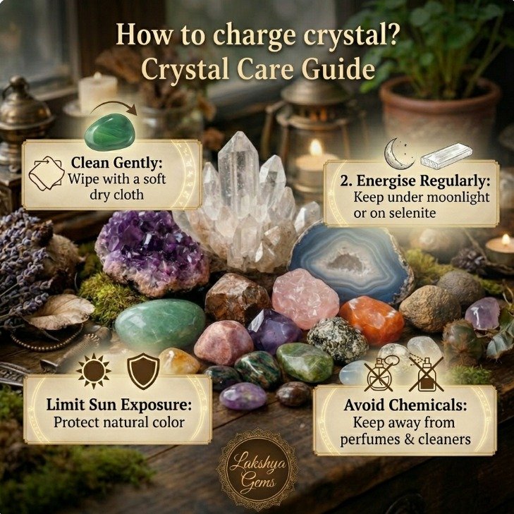 How to care your crystal products
