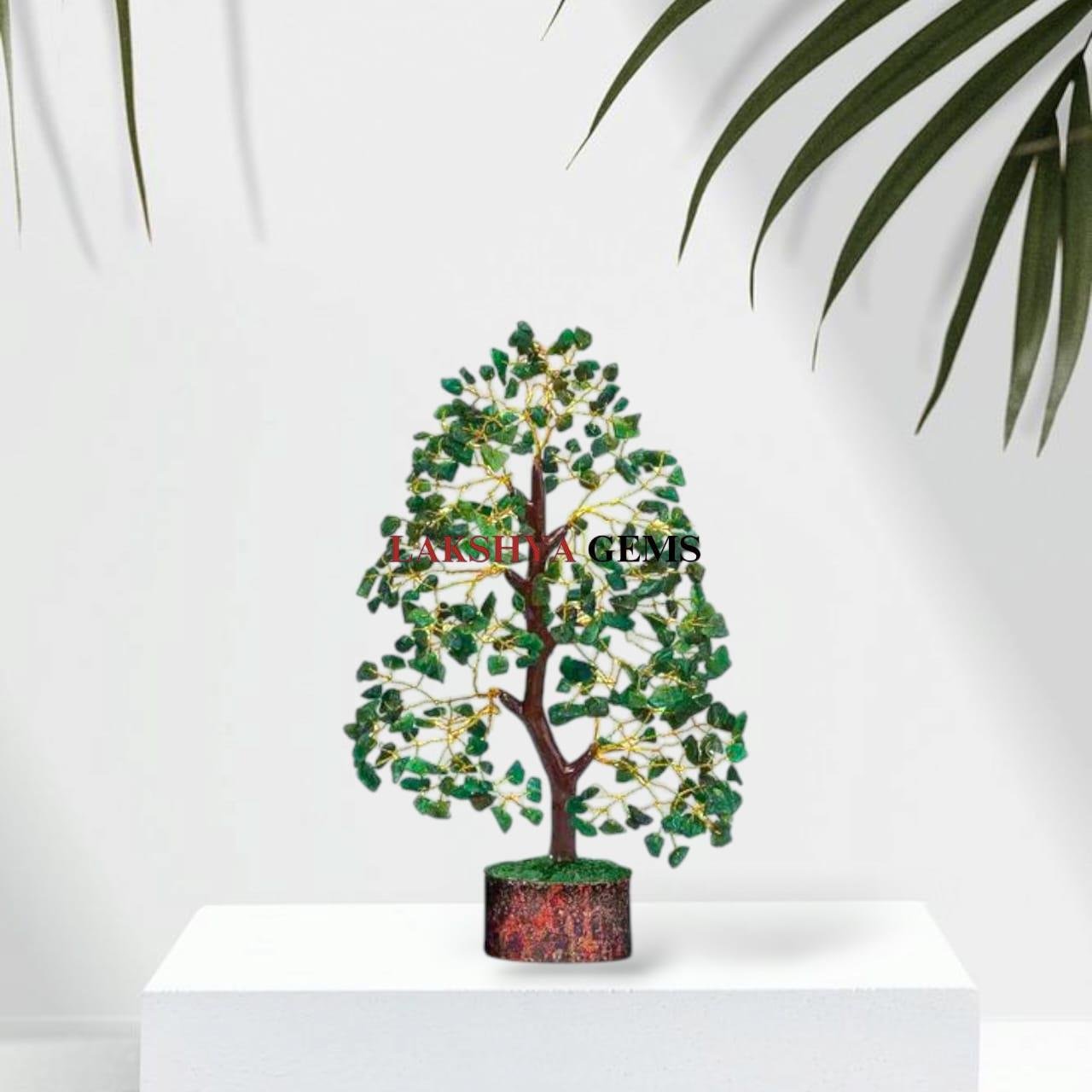 Green Jade 300 Beads Tree from Lakshya Gems