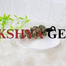 Raw Pyrite nugget pendant with a golden metallic luster for wealth and protection.