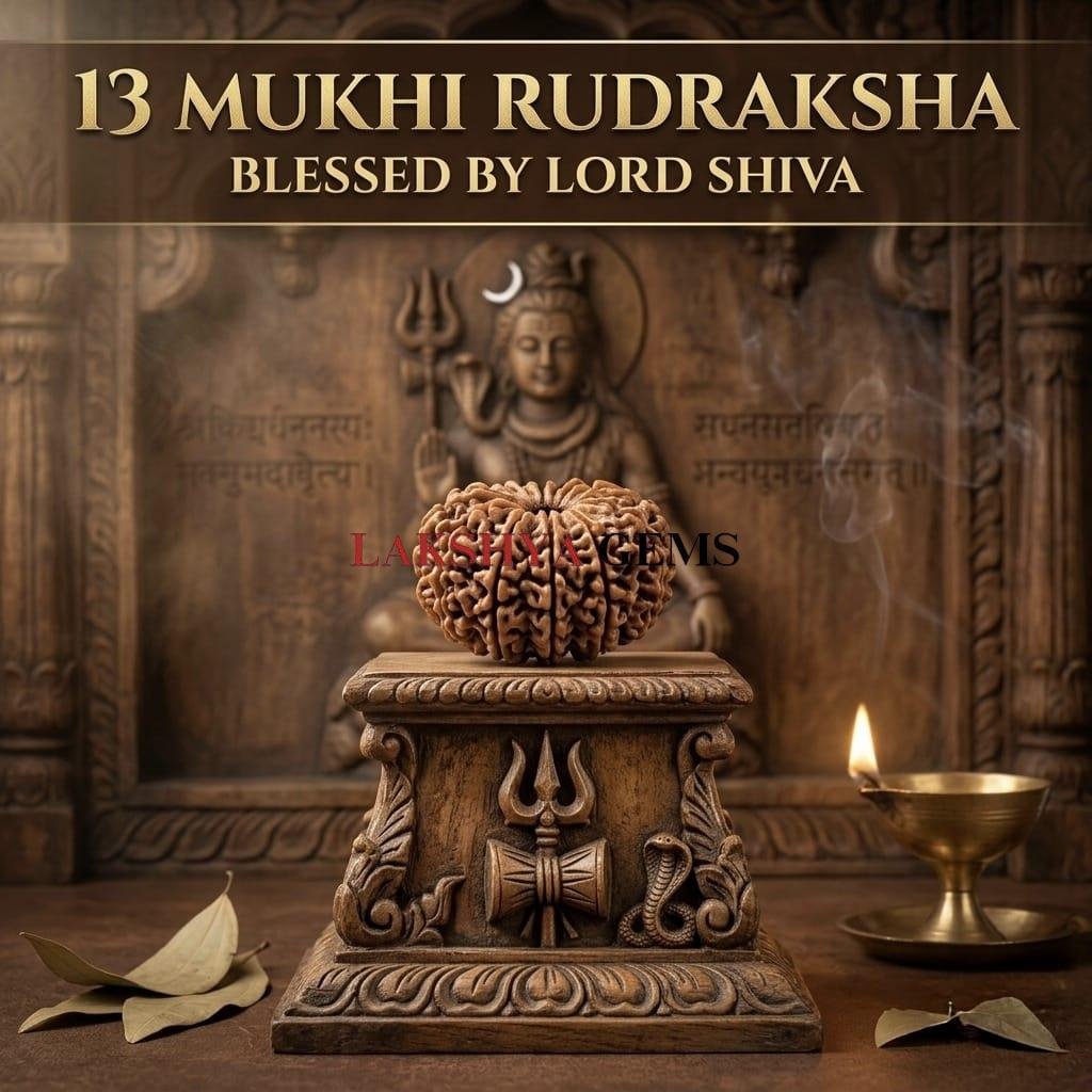13 mukhi original rudraksha
