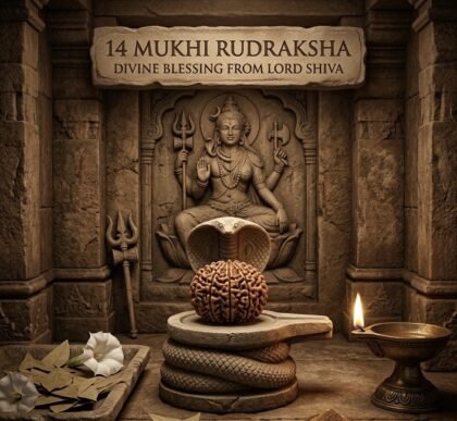 14 mukhi original rudraksh