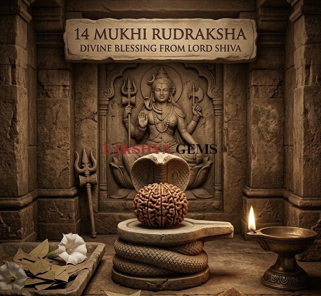 14 mukhi original rudraksh