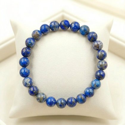 Lapis Lazuli bracelet: No. 1 Ultimate Stone of Wisdom & Truth from lakshya gems mumbai