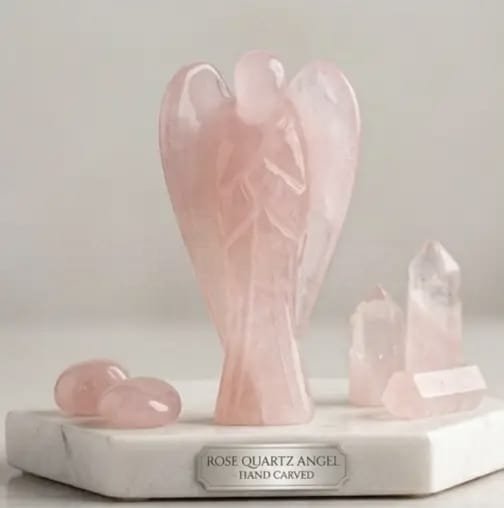 Rose quartz Angel